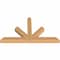 Ekena Millwork Saratoga Timber Gable Bracket, Western Red Cedar, 48"W x 28"H x 3 1/2"D x 3 1/2"F, 14/12 Pitch GBW048X28X0404SAR00SWR - alternate 4